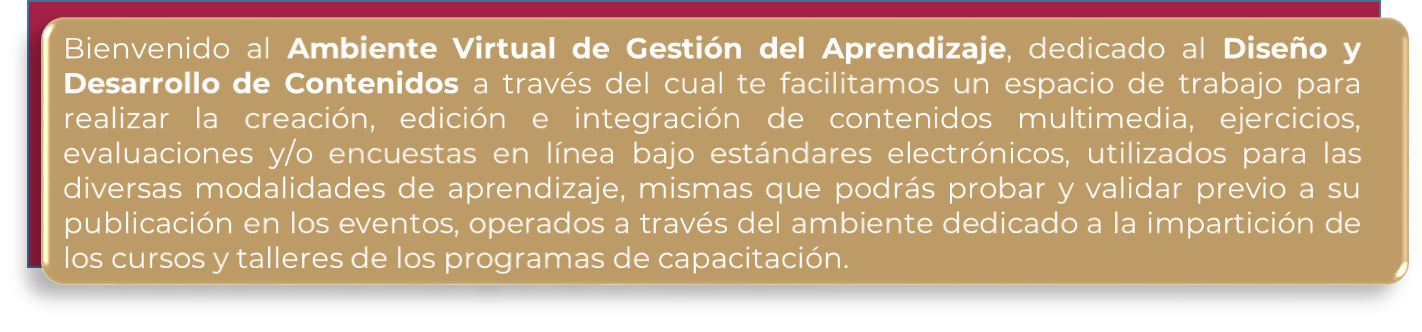 Bienvenida al Ambiente AVGA DYD